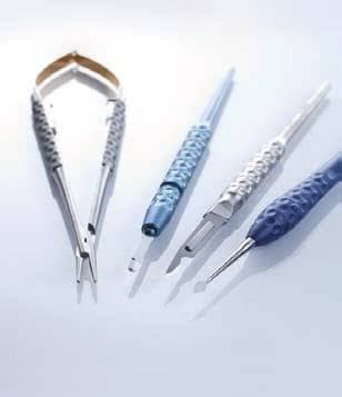 Aesculap dental implantology instruments with ergonomic handles