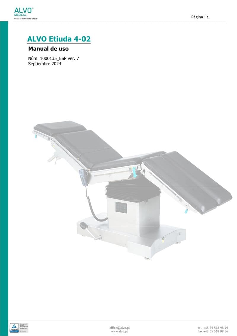 ALVO Etiuda Operator Manual