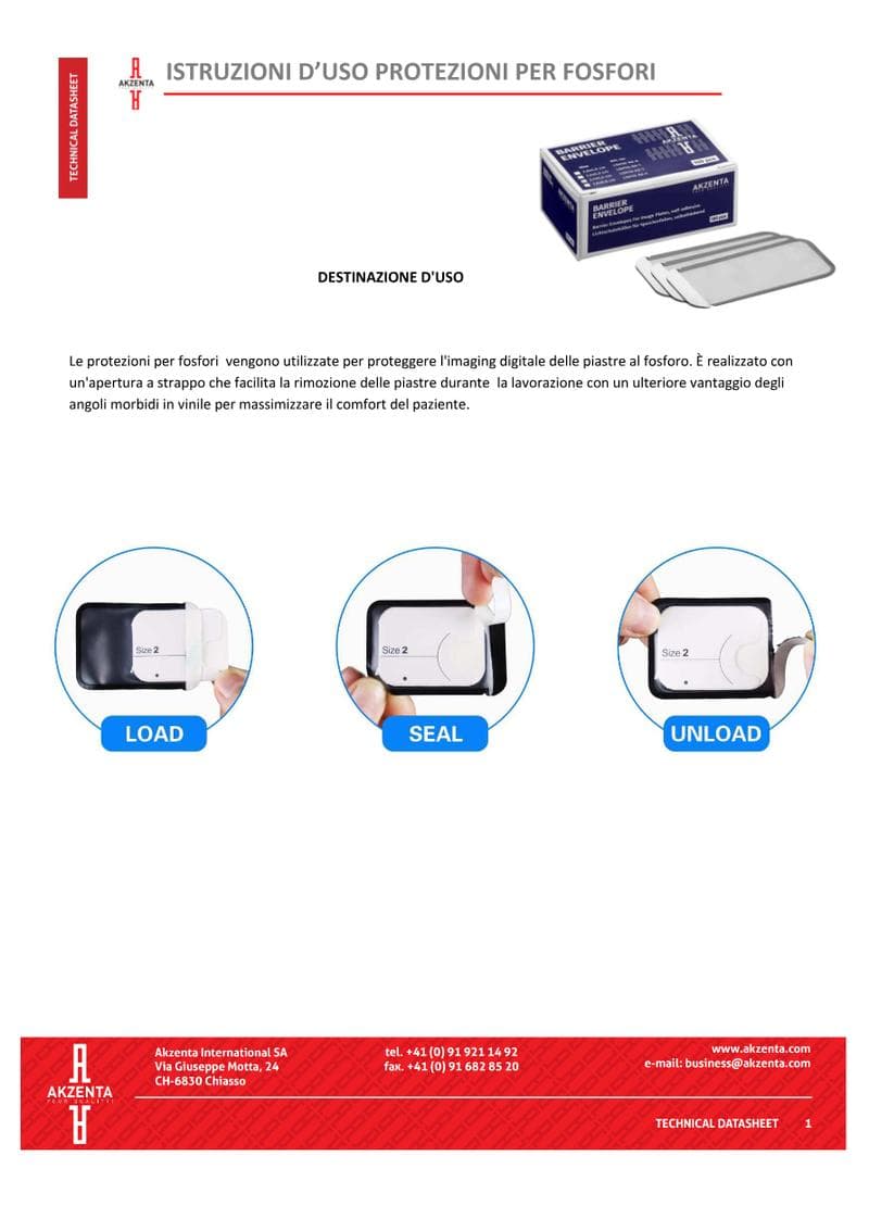 Barrier Envelopes IFU