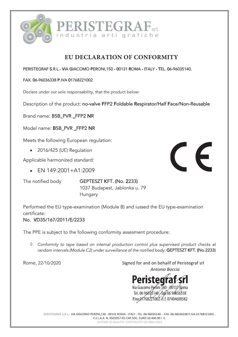 BSB_PVR_FFP2 CE Certificate