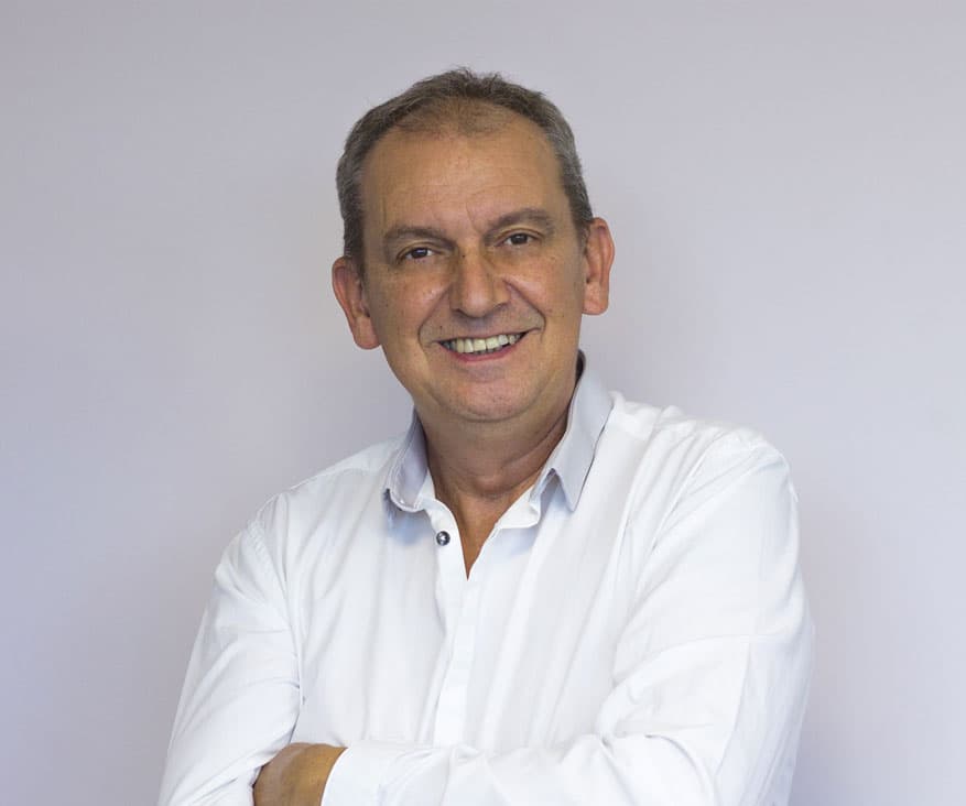 Portrait of Olivier, General Manager of AAMS, responsible for international commercial operations and business relations.
