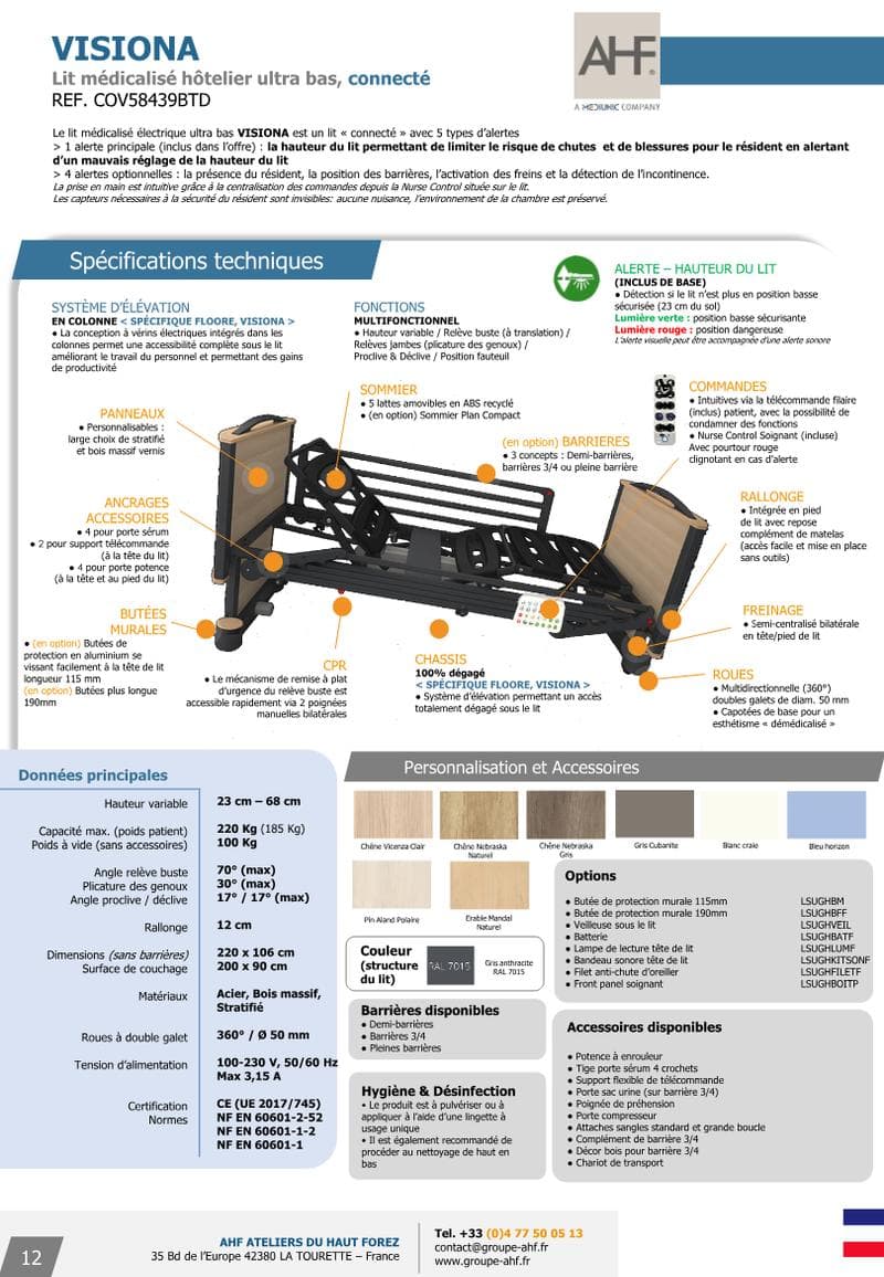 VISIONA Spec Sheet