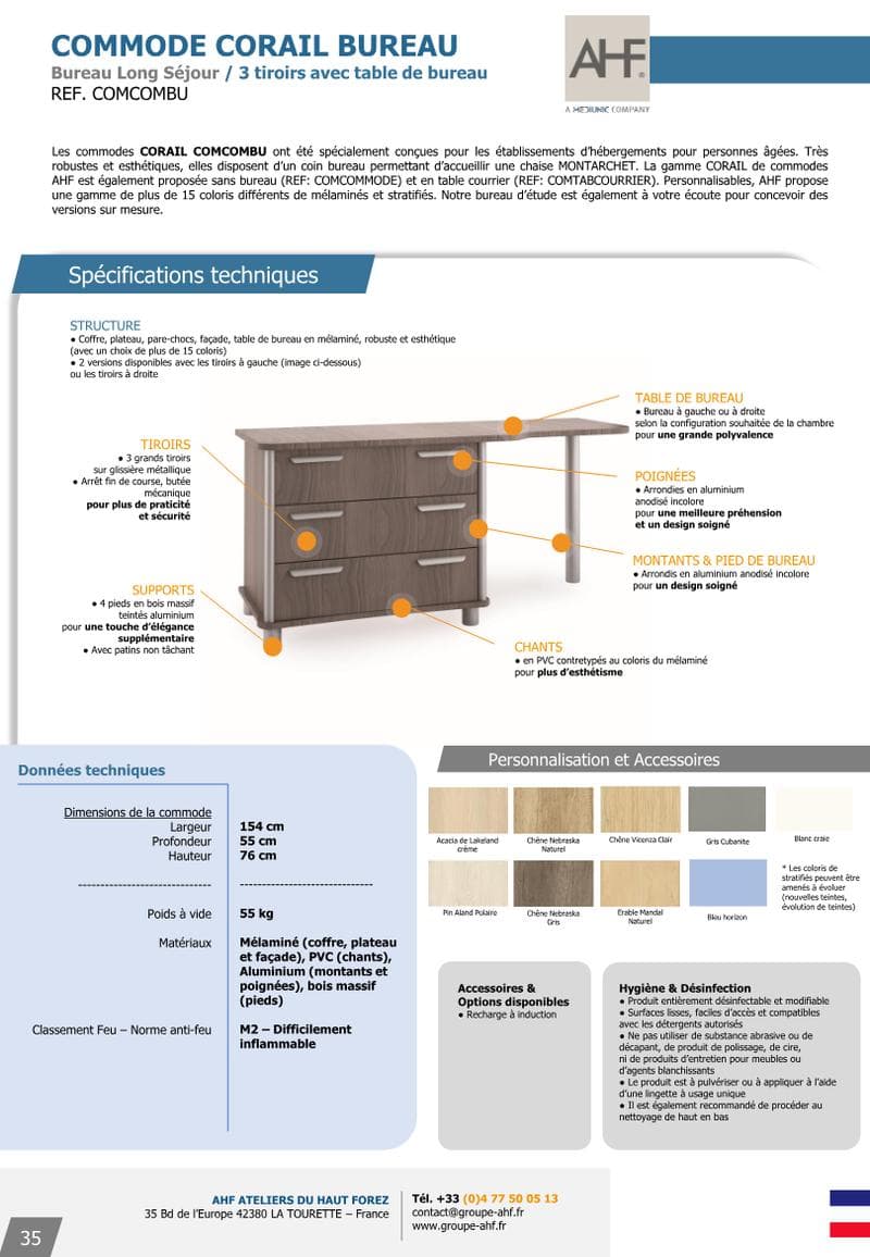 CORAIL Spec Sheet