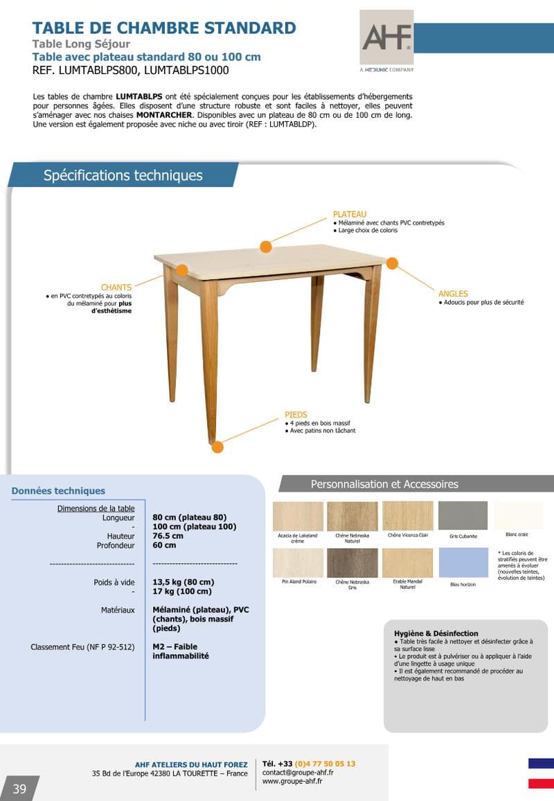 LUMTAB Spec Sheet