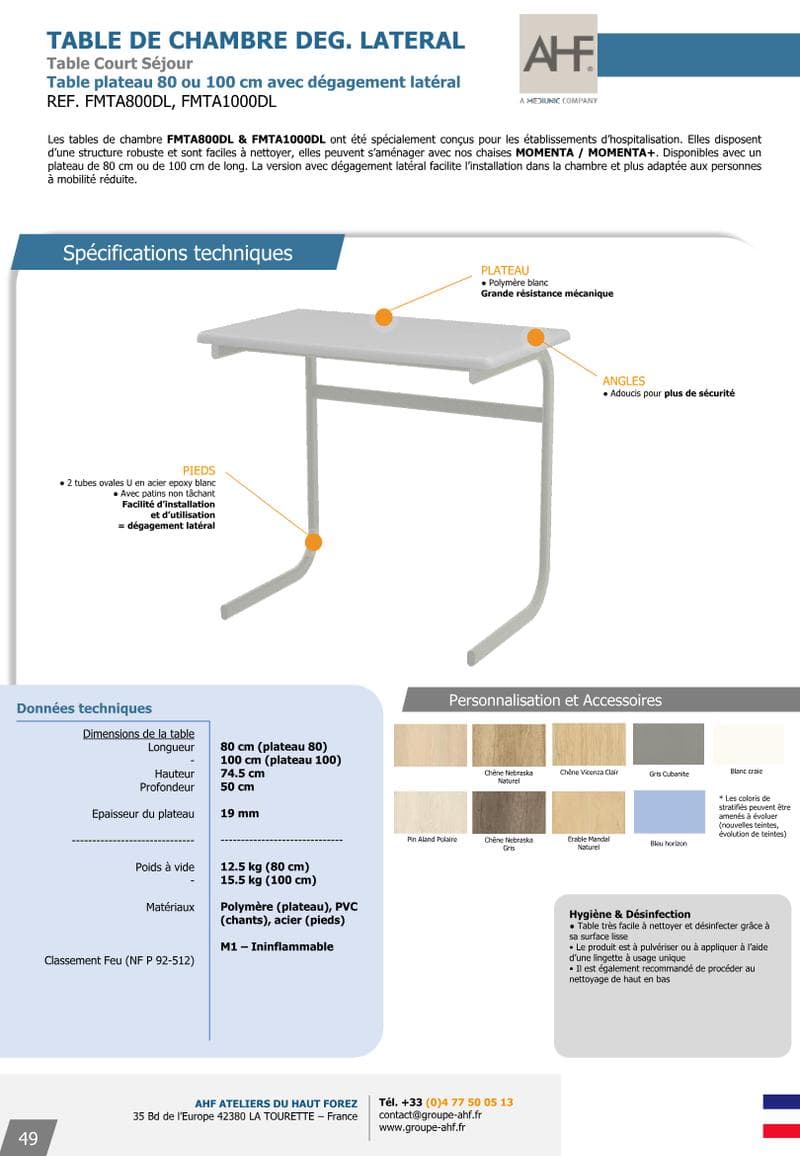 FMTA Spec Sheet