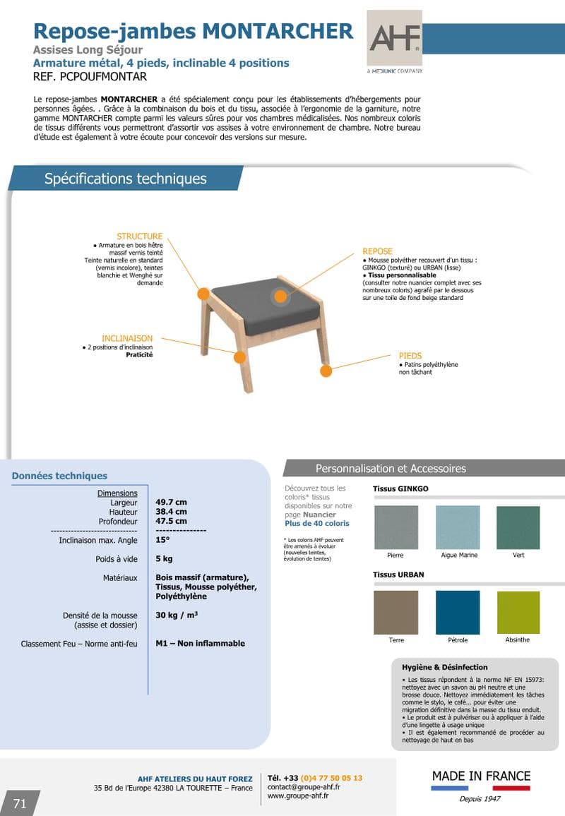 MONTARCHER Spec Sheet