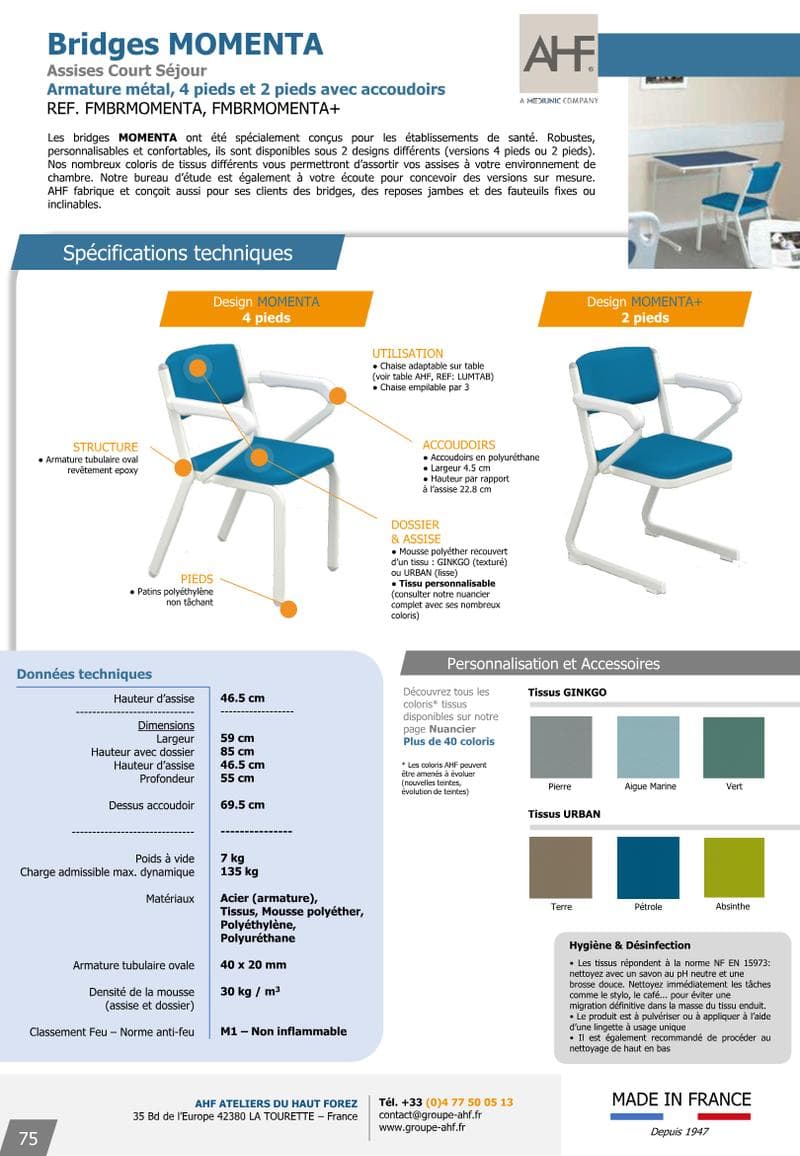 MOMENTA Spec Sheet