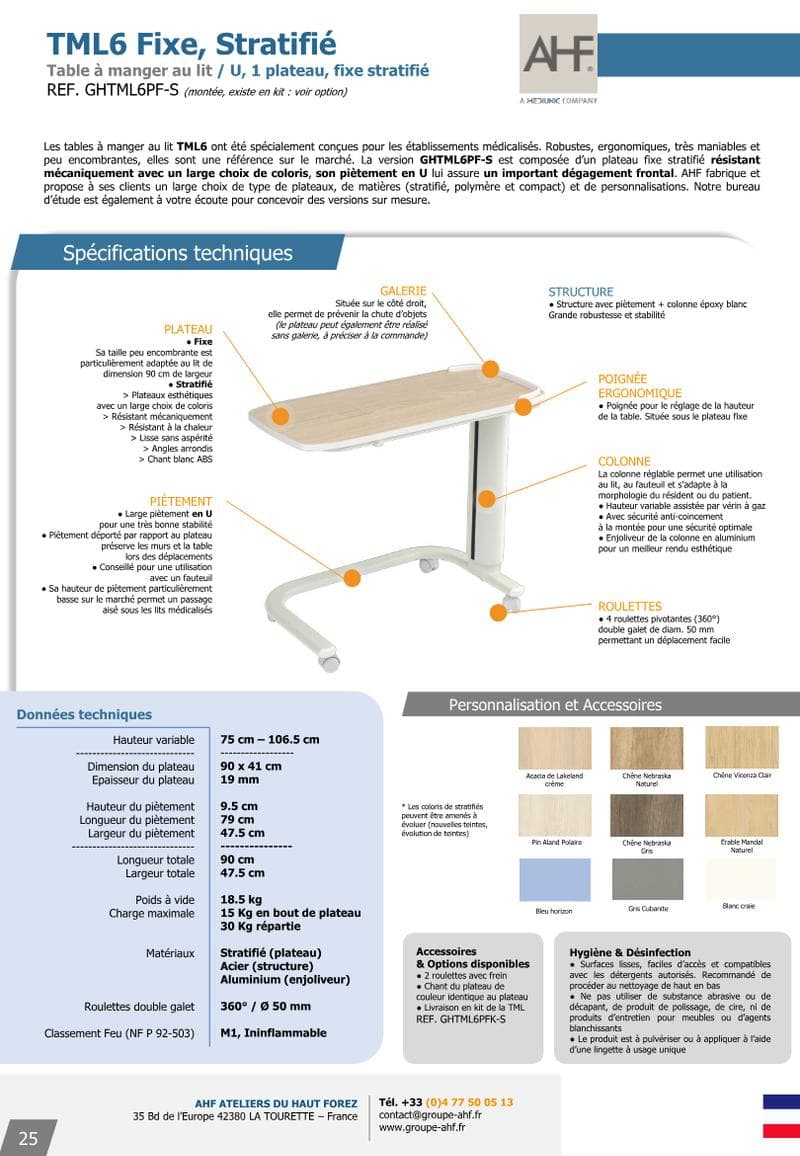 TML6 Spec Sheet