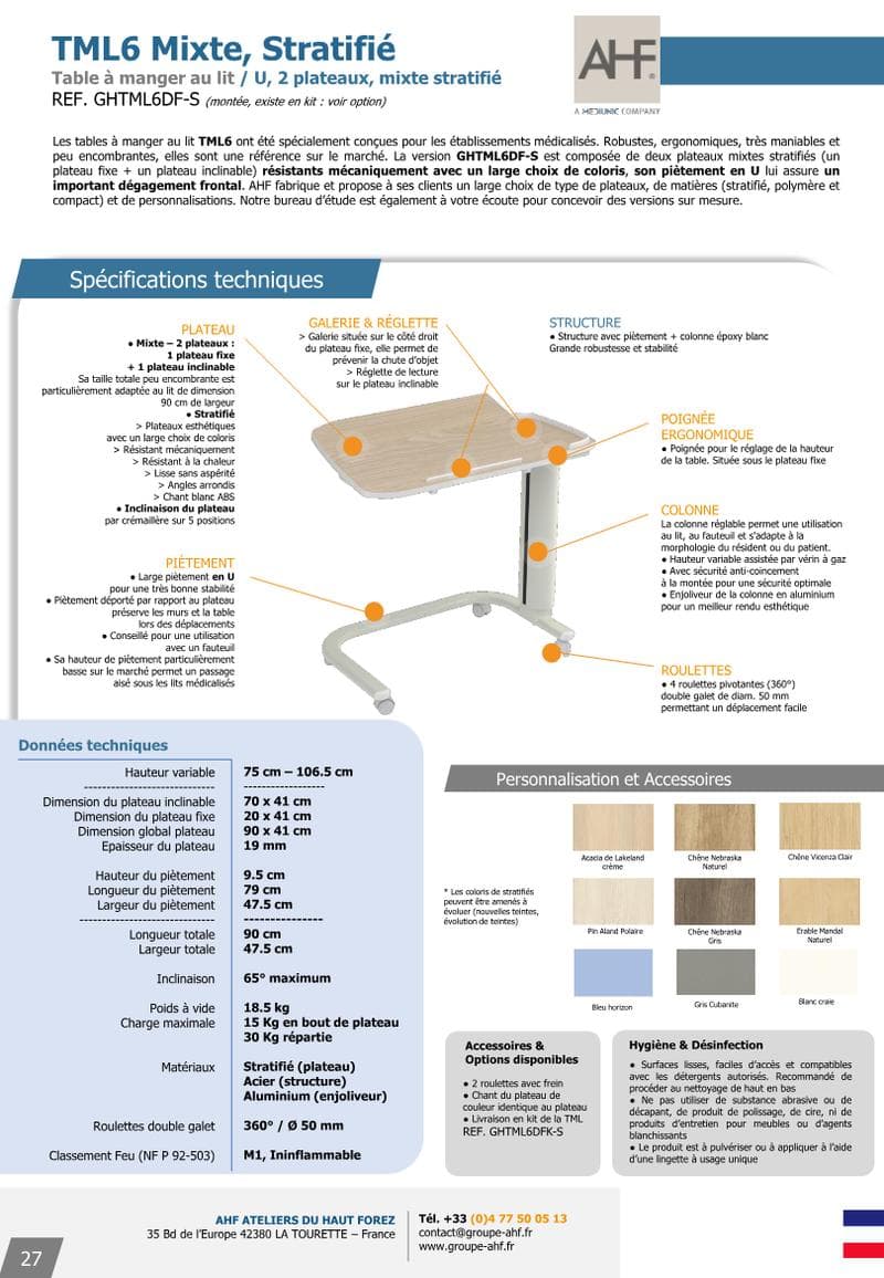 TML6 Spec Sheet