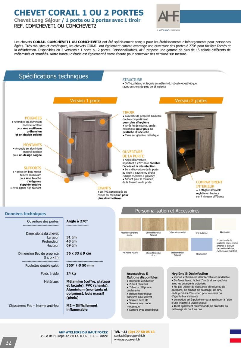CORAIL Spec Sheet