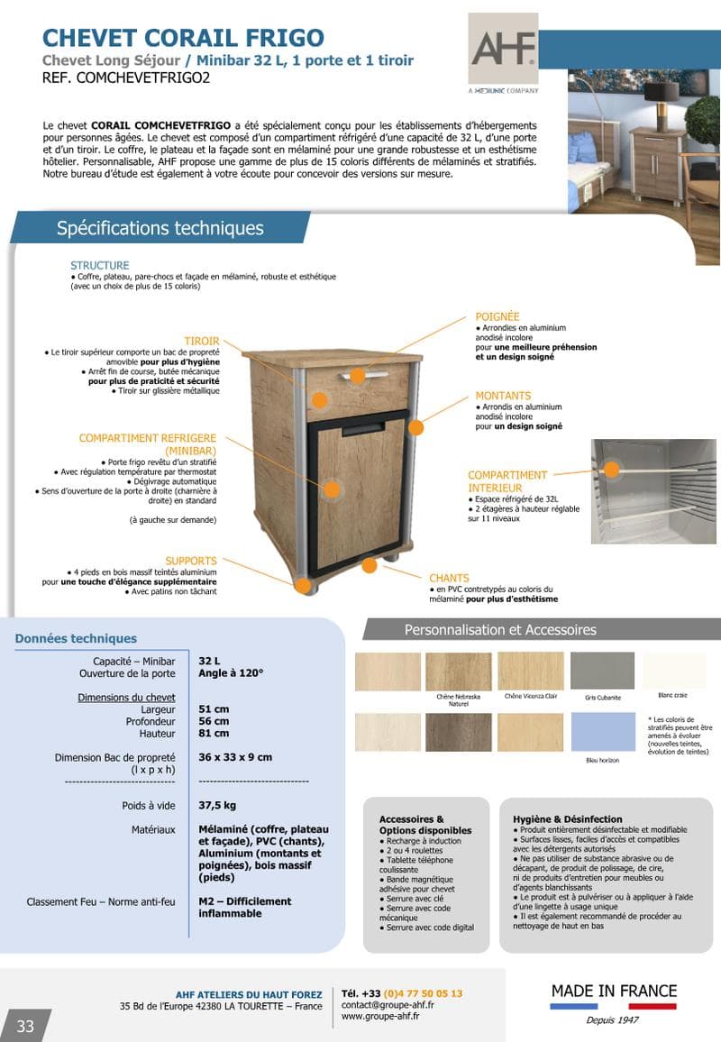 CORAIL Spec Sheet