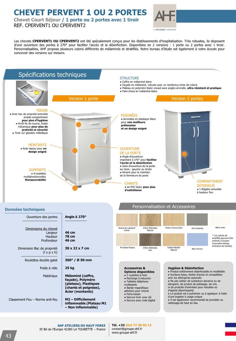 PERVENT Spec Sheet
