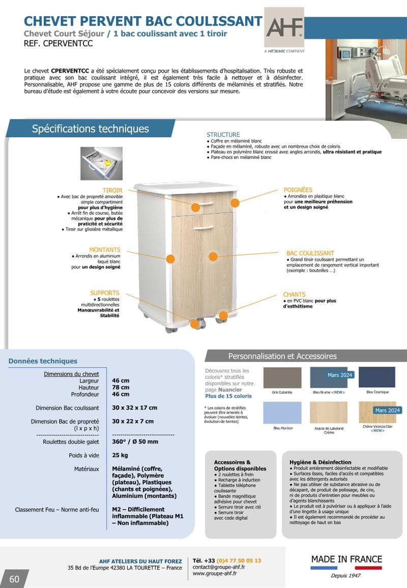 PERVENT Spec Sheet