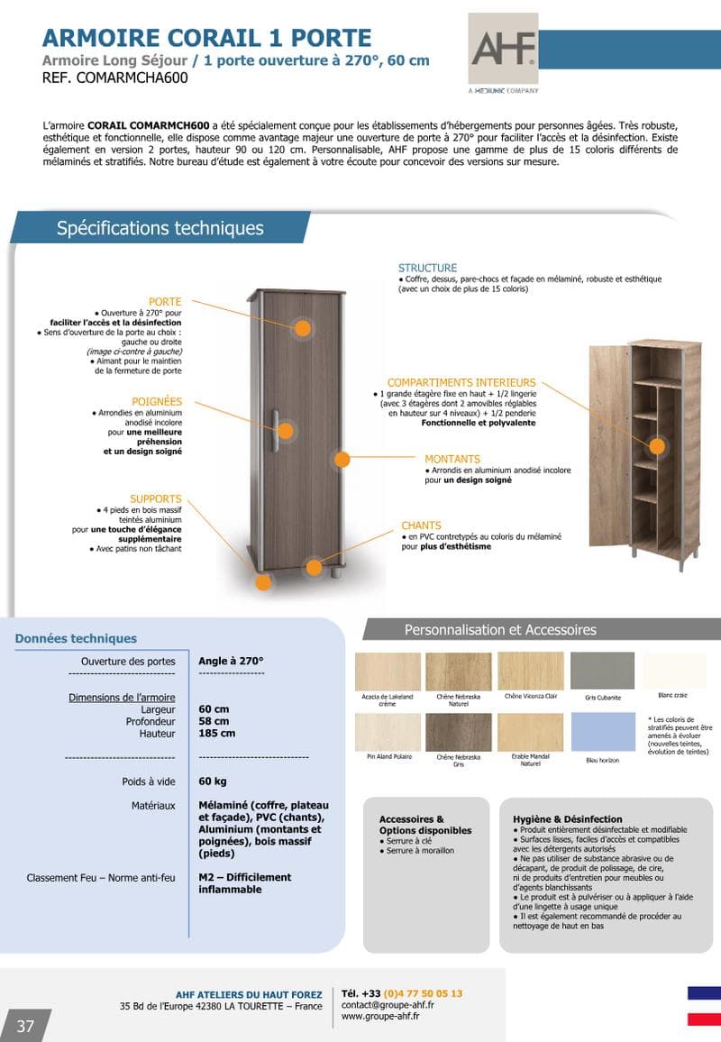 CORAIL Spec Sheet
