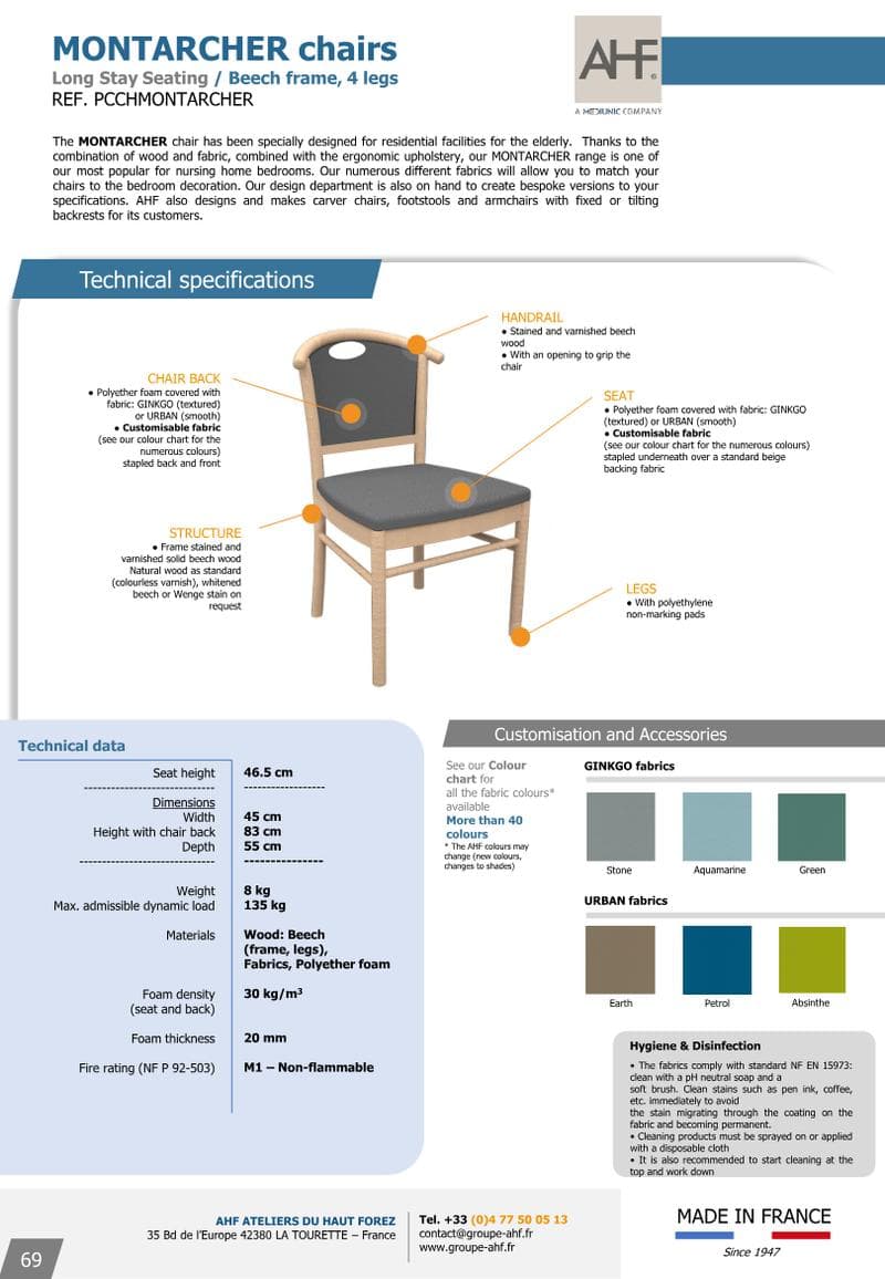 MONTARCHER Spec Sheet