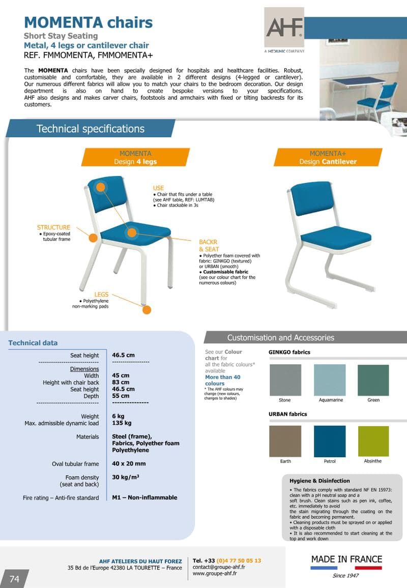 MOMENTA Spec Sheet