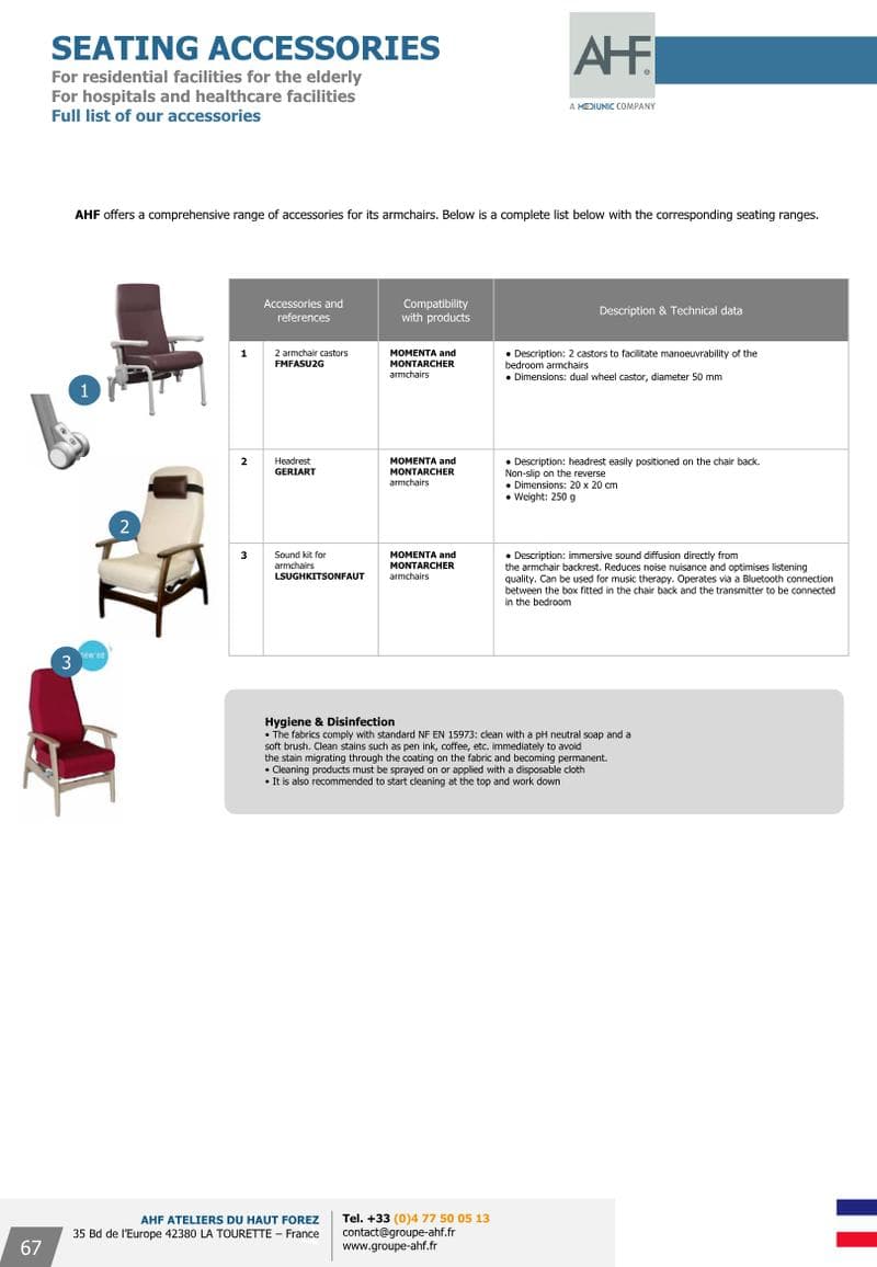 MONTARCHER Armchairs Catalog