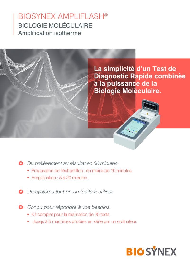 BIOSYNEX AMPLIFLASH Reader Brochure