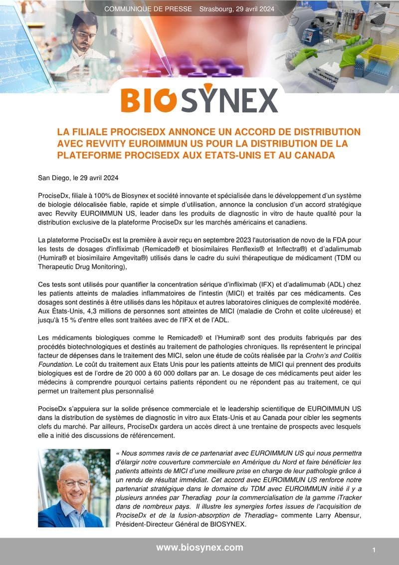 Procise DX Press Release