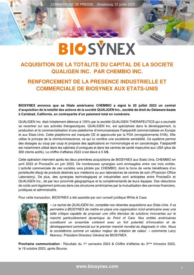 Procise DX Press Release