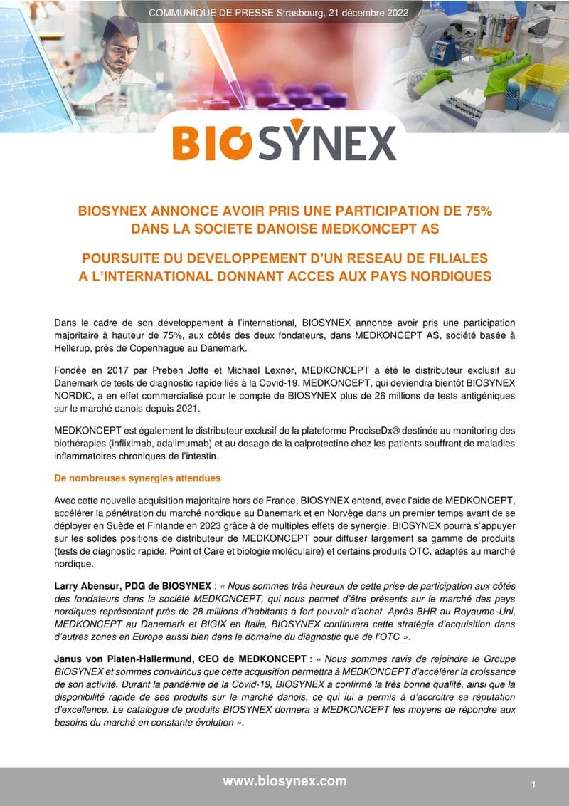 Procise DX Press Release