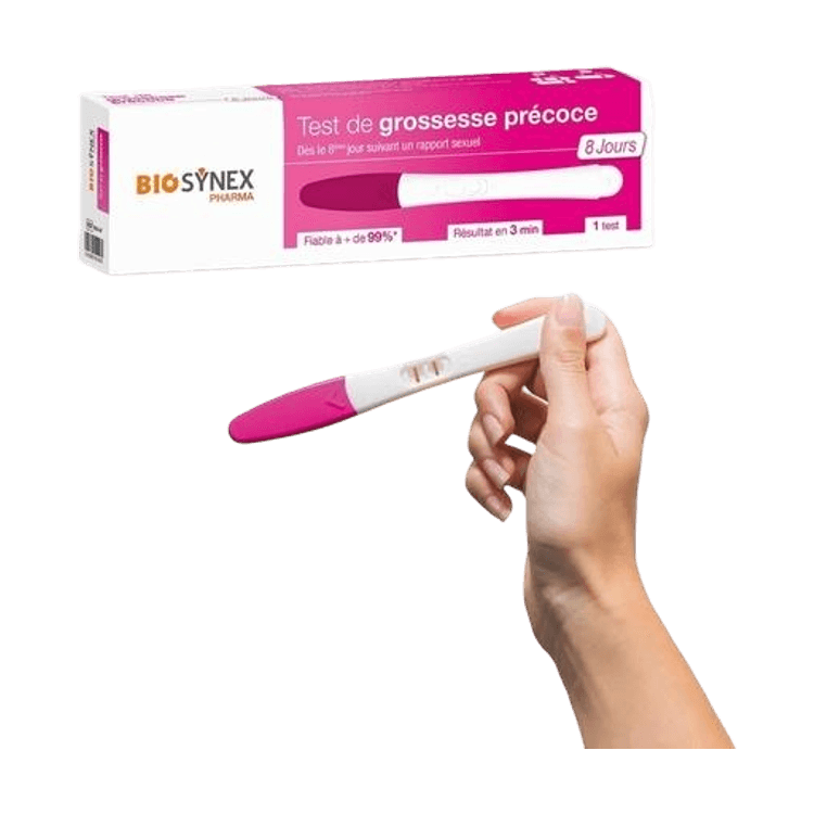 Pregnancy self-test 8 days
