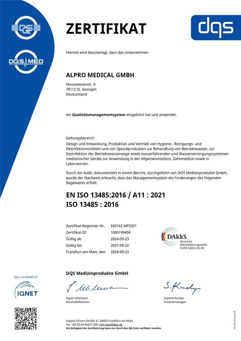 ISO 13485 Certificate ISO Certificate