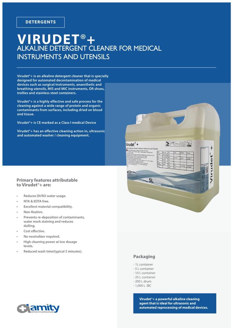 Virudet+ Spec Sheet