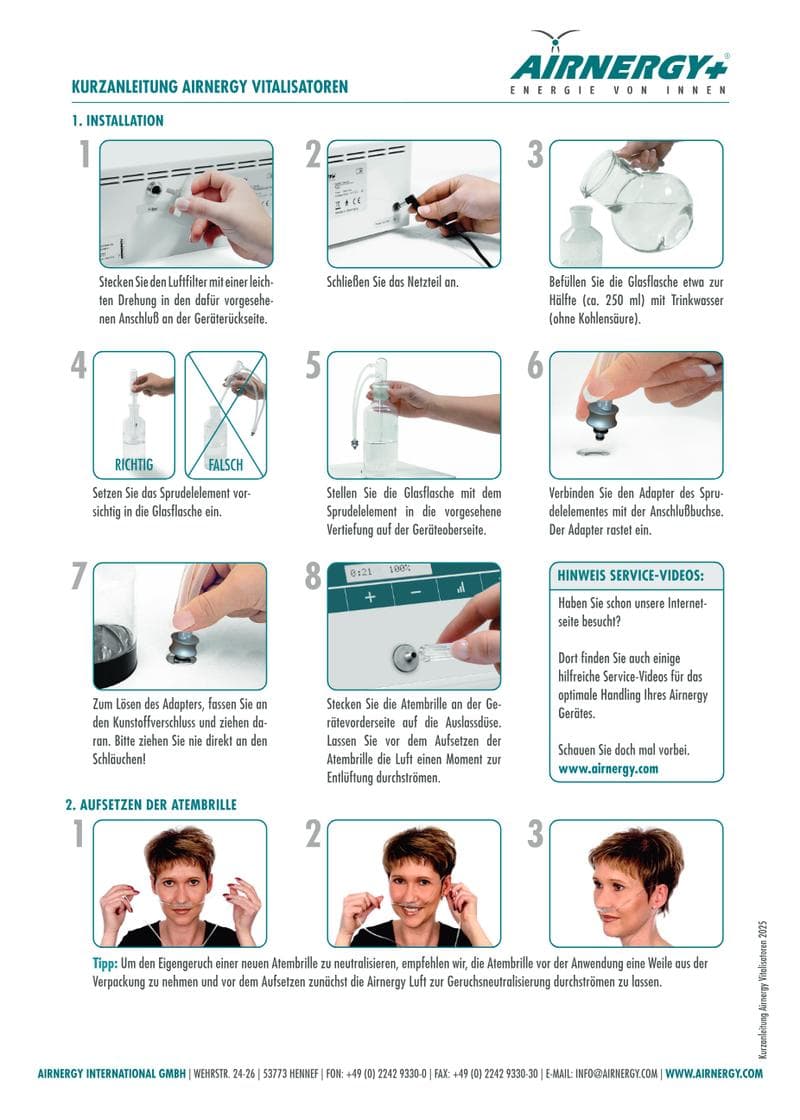 brain+ Vitalisator Quick Guide