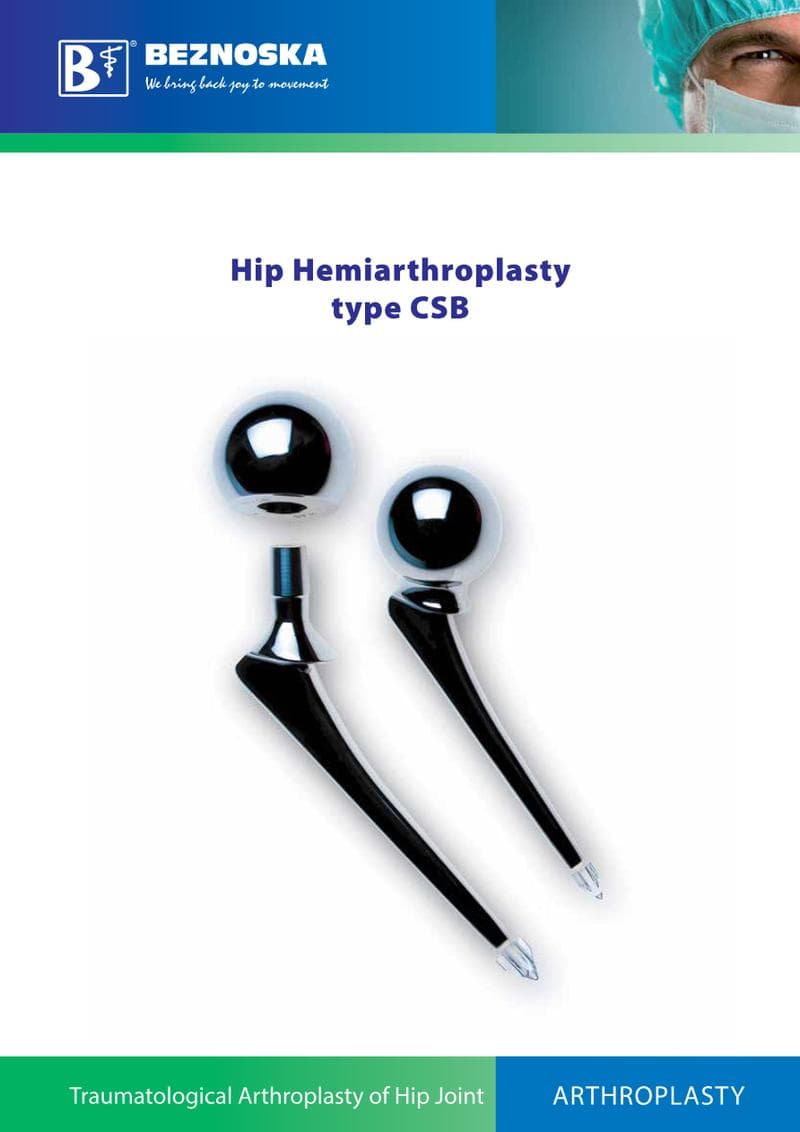 CSC Cemented Hip Stem Catalog