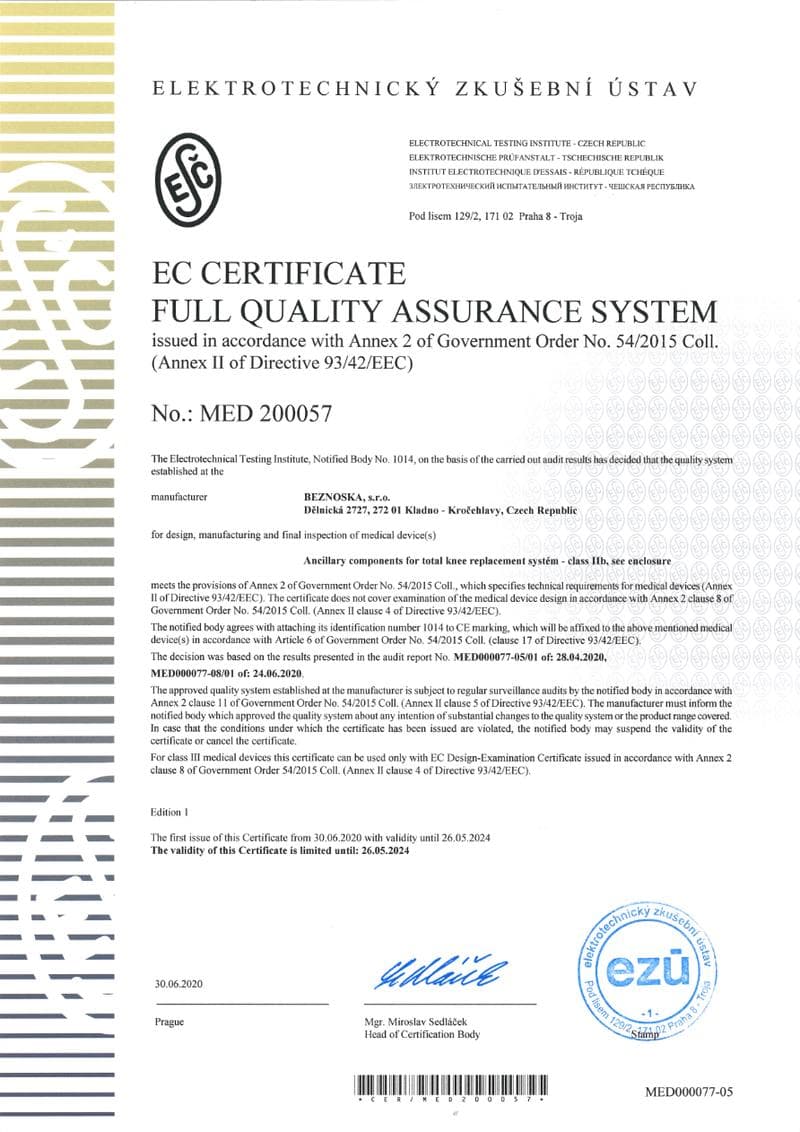 SVR CE Certificate