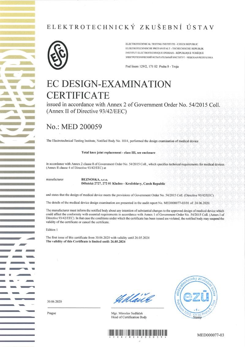 SVL CE Certificate