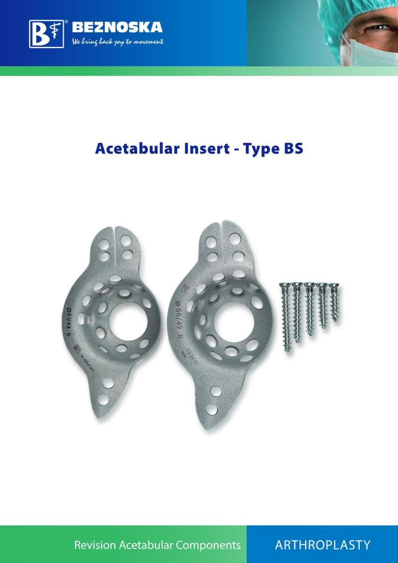 BS Acetabular Insert Operator Manual