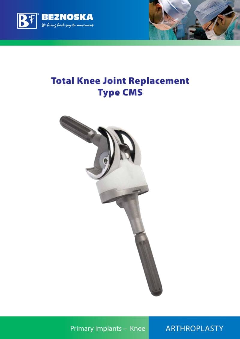 CMS Knee Replacement Operator Manual