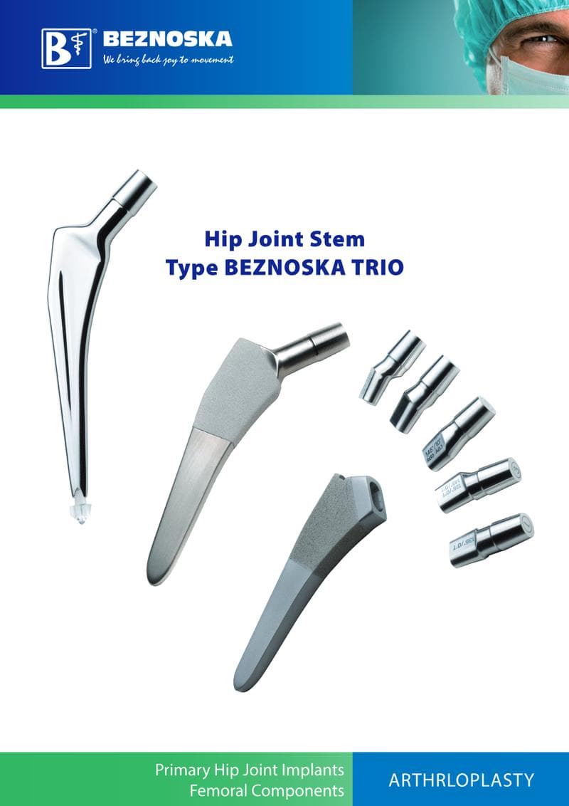 TRIO Hip Stem Spec Sheet