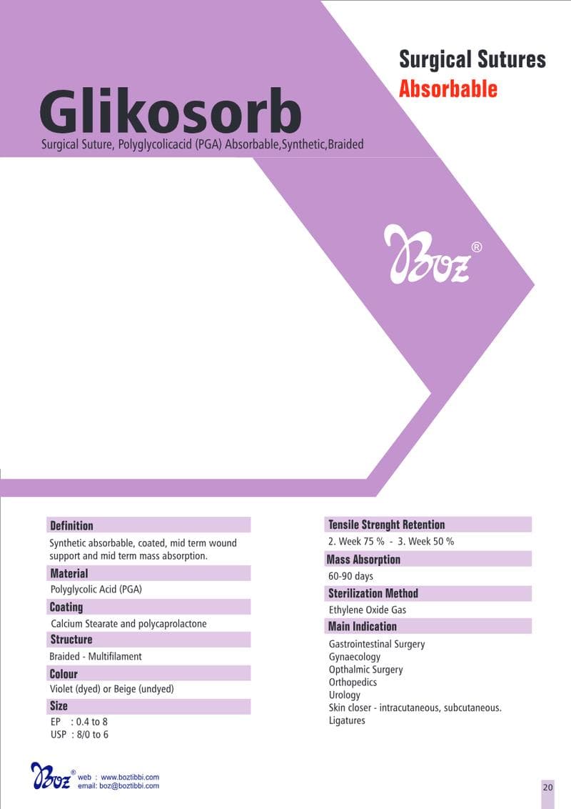 Glikosorb Spec Sheet