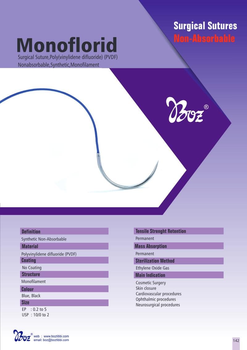 Monoflorid PVDF Spec Sheet