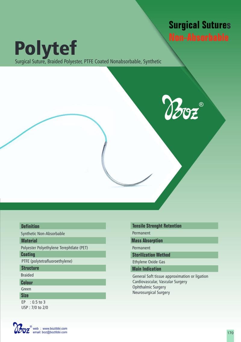 Polytef Polyester Spec Sheet