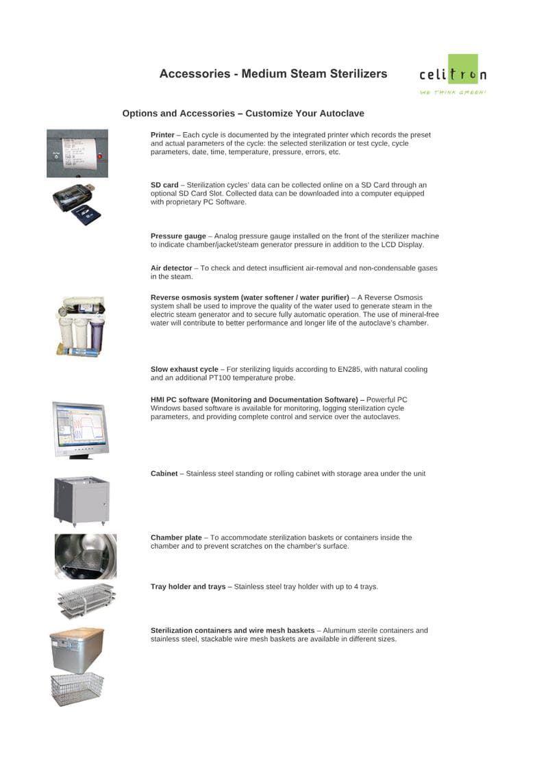 Azteca Accessories Spec Sheet