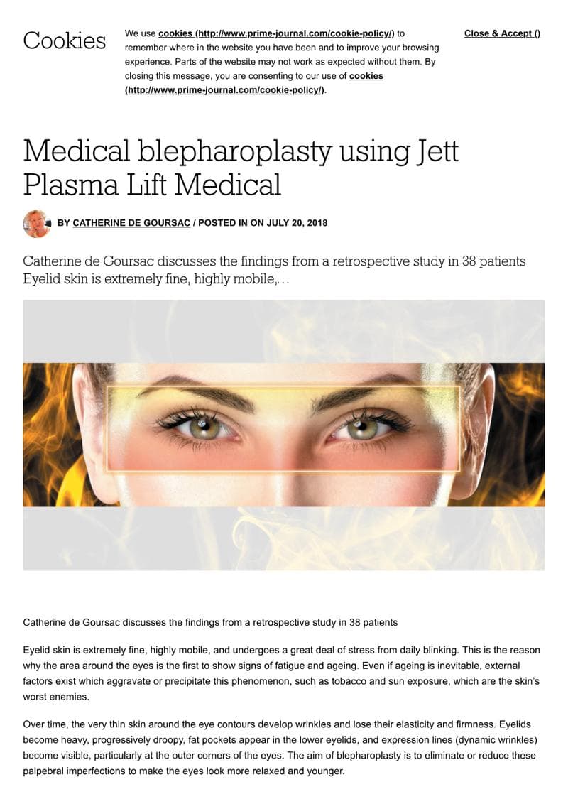 JETT PLASMA LIFT MEDICAL Study Clinical Study