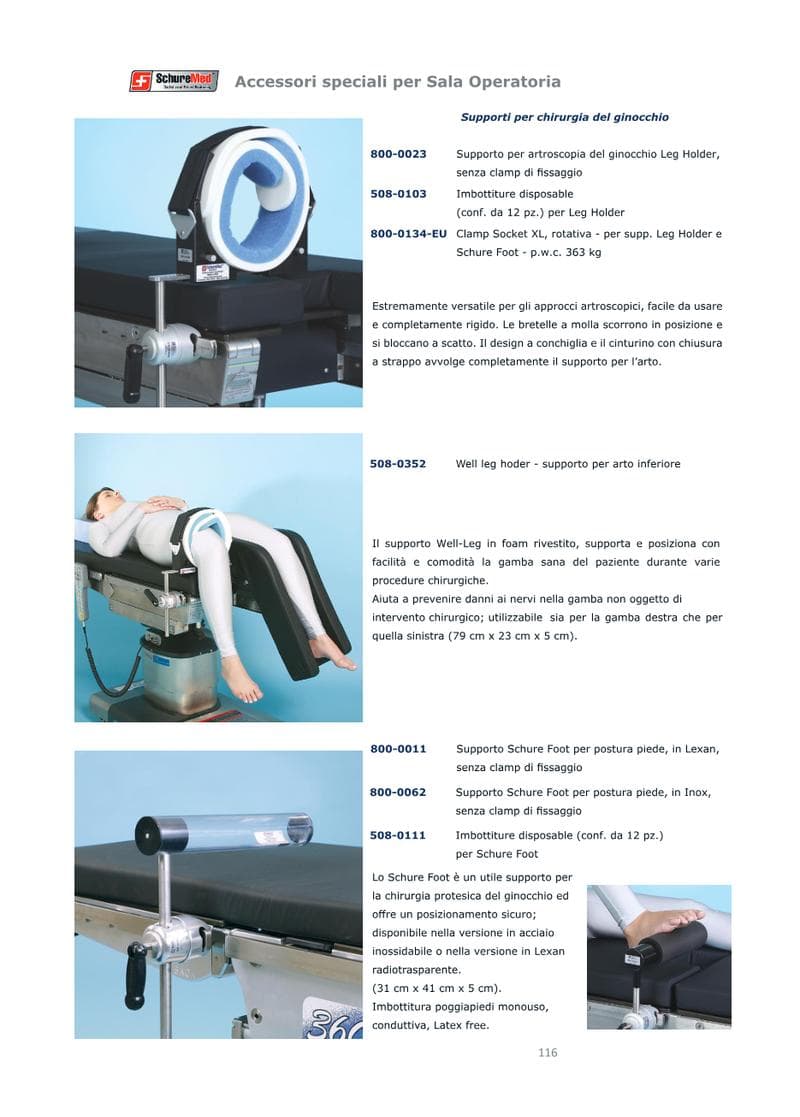 Arthroscopic Leg Holder Catalog