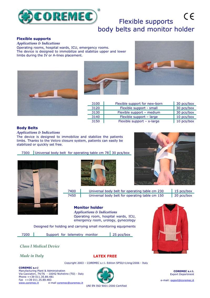Body Belt Catalog
