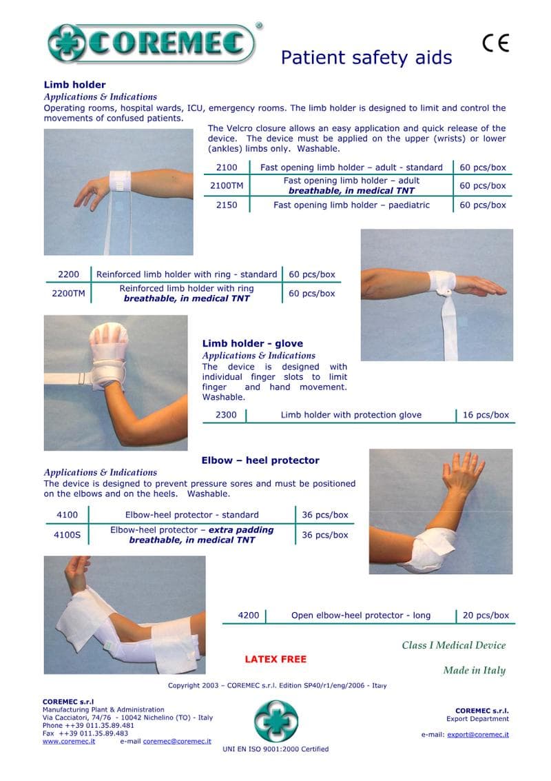 Limb holder Catalog