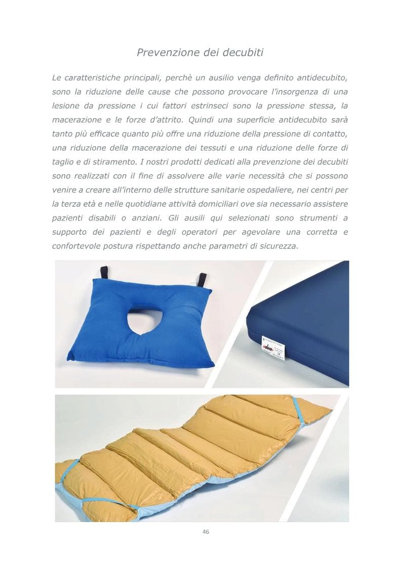 Fiber filled silicone cushions Catalog