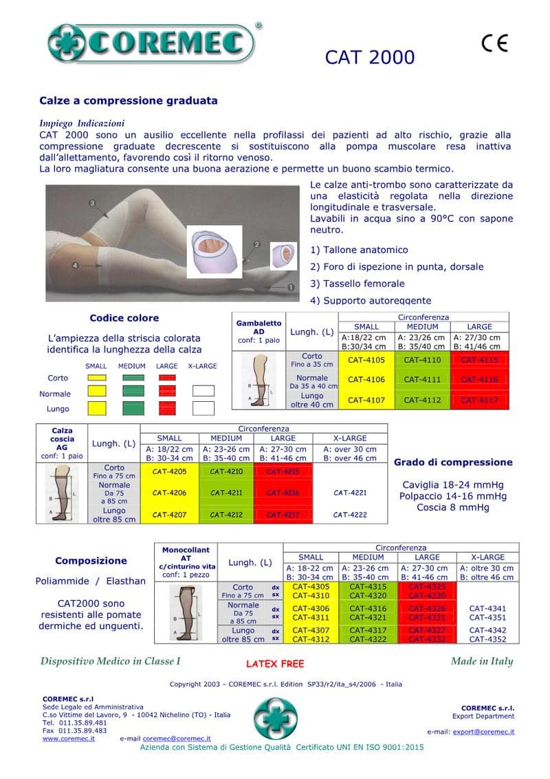 CAT 2000 Compression Spec Sheet
