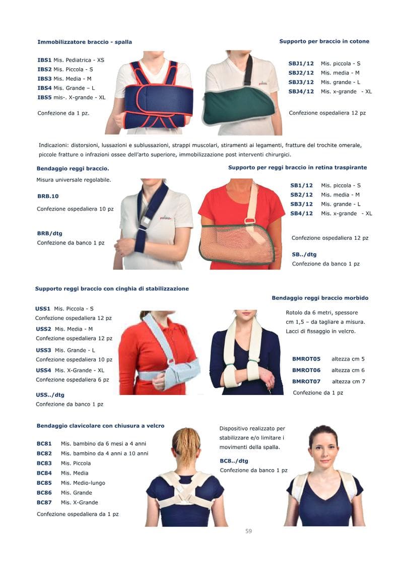 Universal Adjustable Arm Sling Spec Sheet
