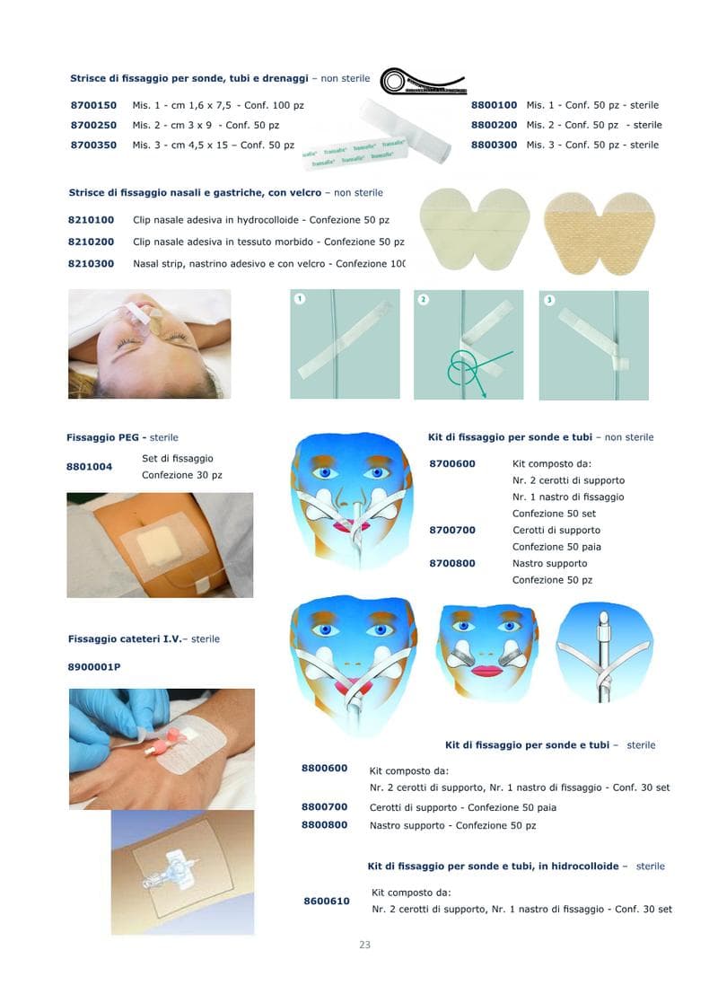 Miscellaneous Disposable Items Spec Sheet