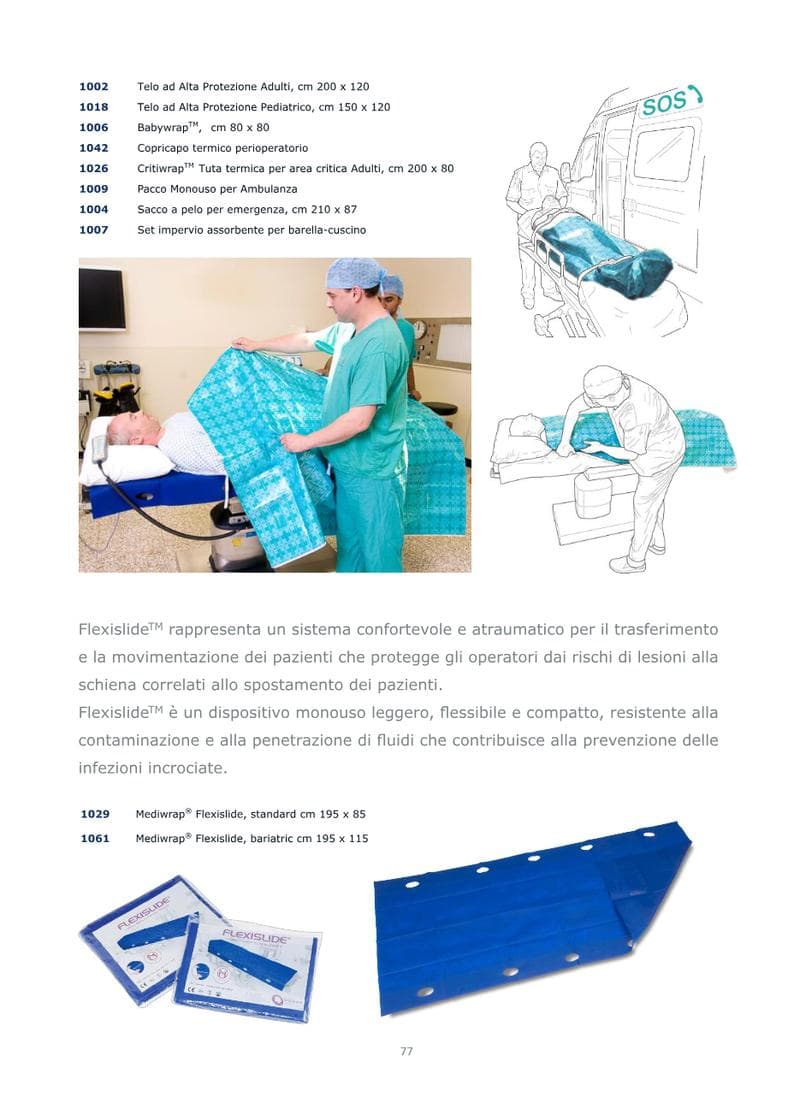 Mediwrap Thermal Sheets Spec Sheet