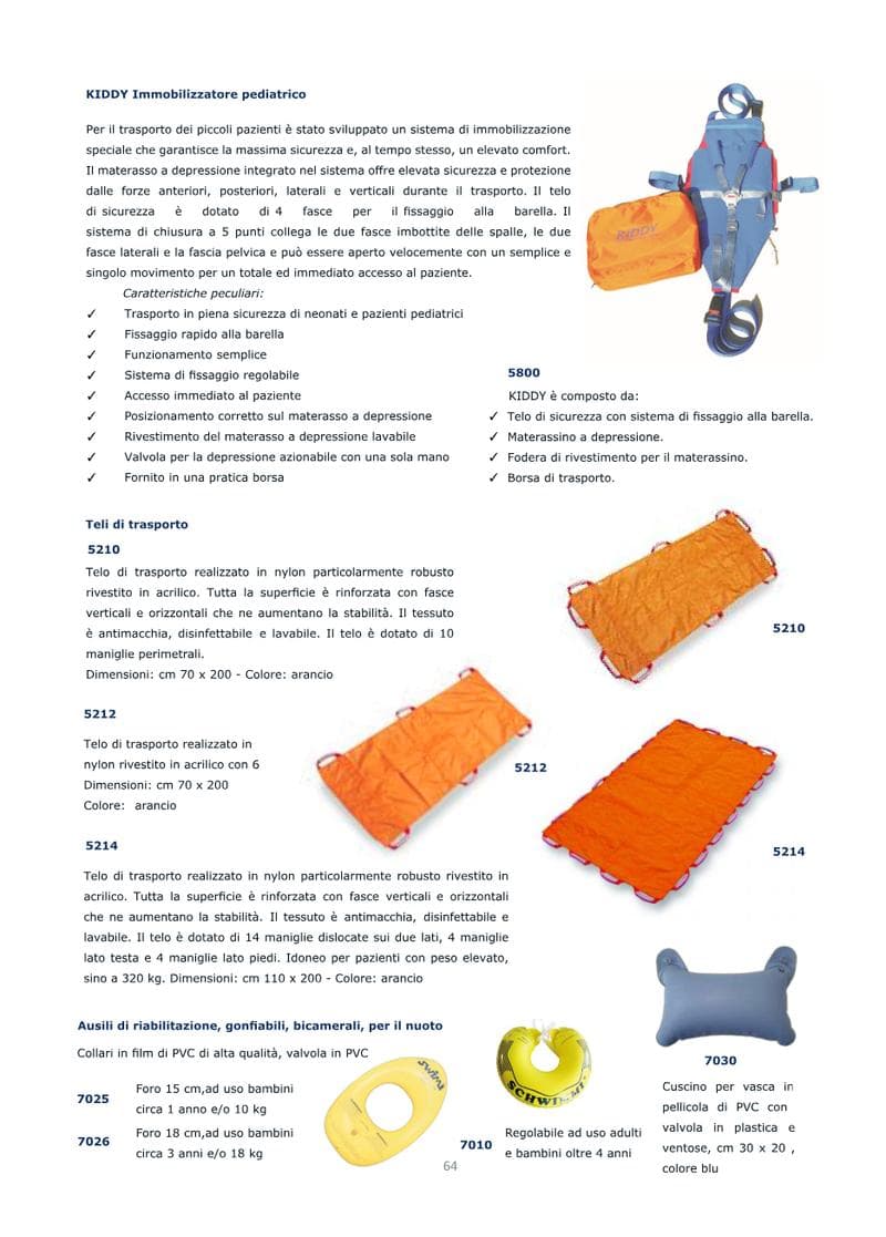 Kiddy Pediatric Immobilization System Catalog