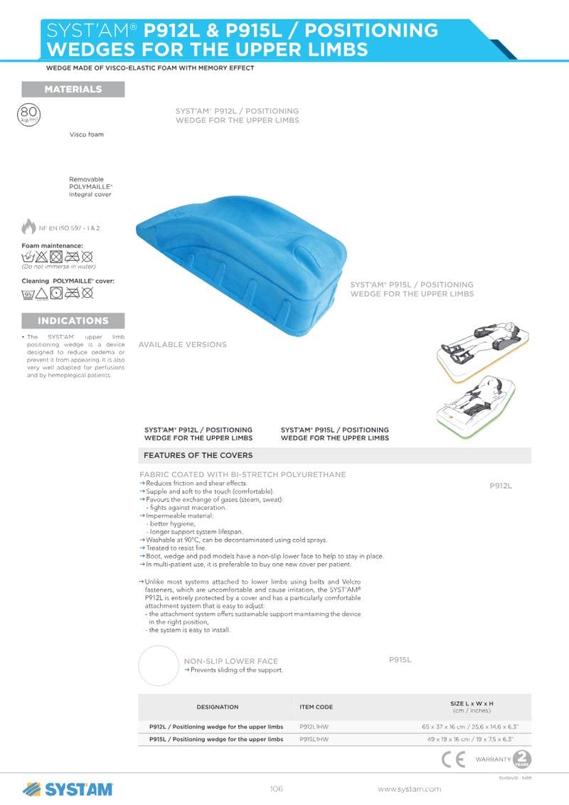 Positioning Wedge Spec Sheet